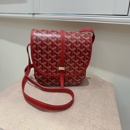 GOYARD Belvedere PM 郵差包 紅
