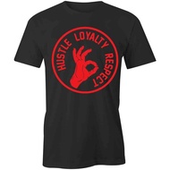 Hustle Loyalty Respect Tshirt Tee Short-Sleeved Cotton Clothing
