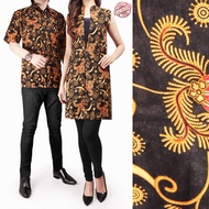 Couple Batik Ladsa Long Bolero Women's Batik and Men's Batik Shirt