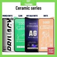 Ceramic Oppo A53 A54 A73 A74 4G A91 A92 A93 Matte Privacy Blueray Clear Screen Protector Tempered Gl