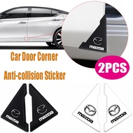 2Pcs Mazda Car Door Corner Cover Door Protection Auto Anti-collision Sticker For Mazda 3 CX 5 Mazda 2 Mazda 5 Mazda 6 CX30 CX 8 Accessories