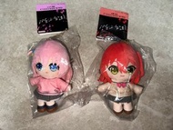 全新 一對售 孤獨搖滾 chibi 毛公仔 坐姿 公仔 後藤一里 喜多郁代