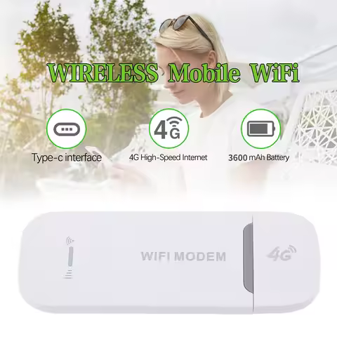 4G LTE WiFi Modem 4G WiFi Modem WiFi Modem 4G LTE USB Portable Hotspot Wireless Router for Travel Hi