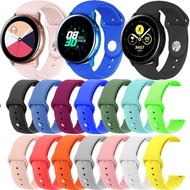 20mm 22mm Silicone Watchband for Samsung Galaxy Watch 42mm 46mm Active2 40mm 44mm Gear S2 S3 Strap Band Bracelet