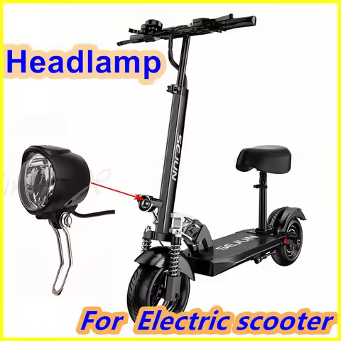 48V Scooter Headlights LED for Sealup Scooters KuGoo M4 Modified Accessories Folding