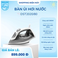 Philips DST2020 iron and steam iron, 2000W capacity, non-stick ceramic soleplate, flat iron| Genuine