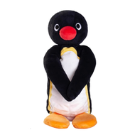 SKYJS Búp bê nhồi bông Pingu Túi bút chì Trang điểm Túi đựng mỹ phẩm Pingu Đồ chơi vải lông Quà sinh