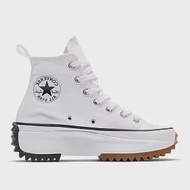 CONVERSE RUN STAR HIKE HI WHITE/BLACK/GUM 男女休閒鞋-白-166799C US3 白色