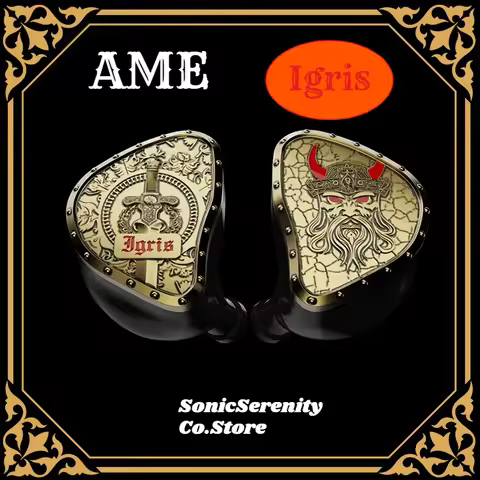 AME Igris 1 Hybrid Hi-Fi Audiophile In-Ear Wired Headphones - 1 Dynamic + 4 Balanced Armature + 2 Pl