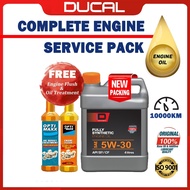 DUCAL AUS SERIES FULLY SYNTHETIC Engine Oil 5W30 API SP/CF 4 Litres(FREE ENGINE FLUSH OIL TREATMENT)