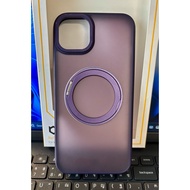 MOBEST Iphone 15 plus Case Purple Magnetic Can Be Used As A Stand And Supports Wireless Charging + S