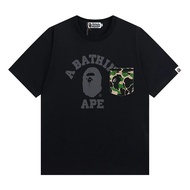 Aape Bape A bathing ape College T-shirt tshirt tee Shirt Kemeja Baju Lelaki Men Man Clothes Tokyo Japan (Pre-order)