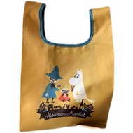 日本雜誌附錄 Moomin Market 姆明 亞美 史力奇 黃色 便攜式 可摺疊 超市 購物袋 環保袋