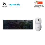 Logitech G PRO X Superlight Lightspeed Wireless Gaming Mouse + Logitech G915 LIGHTSPEED RGB Mechanical Gaming Keyboard