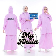 Akula Raincoat Women's Skirt Set Premium Material Durable STRONG THICK ELASTIC ANTI-SEEING AKULA