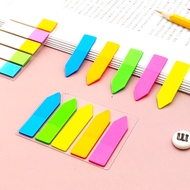 100 Sheets/pcs Korean Creative Fluorescent Stickers Classification Index Stickers Loose-leaf Labels 