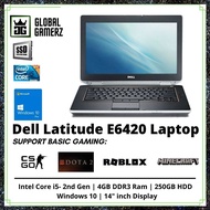 Dell Latitude E6420 Laptop / 14 inch Display / SSD / 4GB Ram / Intel Core i5 / Windows 10 Refurbished Gaming Laptop