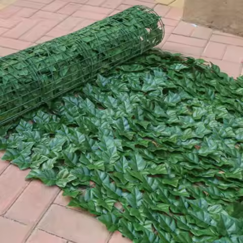 Artifical Ivy Privacy Fence Screen Hedges Fence and Faux Ivy Vine Leaf for Indoor Outdoor Privacy Pr