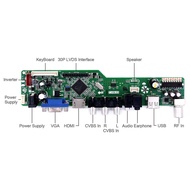 Monitor Kit For M195RTN01.0 M195RTN01.1 TV+HDMI+VGA+AV+USB LCD LED Screen Controller Board Driver