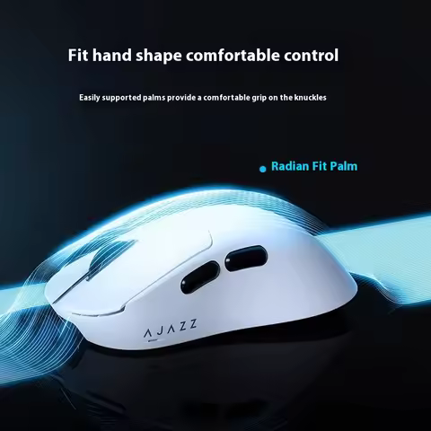 AJAZZ Aj179v2 Wireless Mouse Tri Mode E-Sports Game Lightweight Tri-Mode Bluetooth 12000dpi Paw3311 