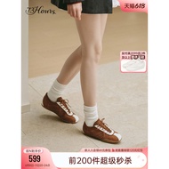 73hours Women's Shoes Sun Kiss Autumn New Style Ballet Style Thin-Soled German Training Shoes Women 