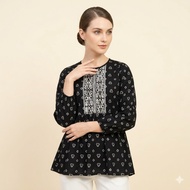 Shanaya Batik Blouse Ahimsa Cap Garutan