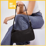 OHSOME DUNNS Tas Bahu Wanita Bahan Nilon Ringan Anti Air Nylon Women Underarm Shoulder Bag
