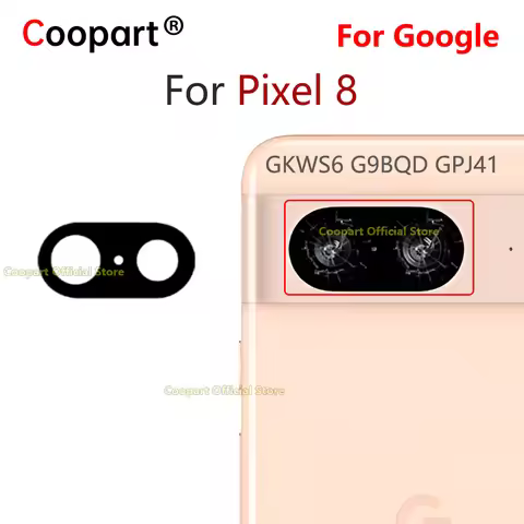 Coopart Rear Back Camera Glass Lens For Google Pixel 8 Replacement With Adhesive Sticker GKWS6 G9BQD