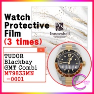 Protection Films for TUDOR Blackbay GMT Combi ﻿M79833MN-0001 (3 times) / Scratch &amp; Contamination Prevention Stickers Film / watch care