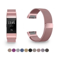 Metal Stainless Strap For Fitbit Charge 2 Band Milanese Loop Magnetic Fitbit charge 2 Strap Smart bracelet For Wrist strap