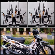 STICKER STRIPING LIS LES POLET PLAT PLISIR BODY MOTORCYCLE YAMAHA F1ZR FIZR MARLBORO 2001 2002 WHITE