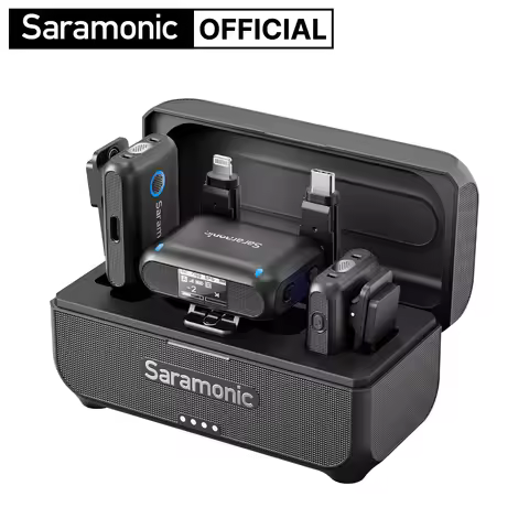 Saramonic Blink500B2+ Wireless Lavalier Microphone for iPhone Camera 150m Range Noise Cancellation 2