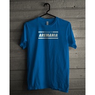 T-shirt Combed 3 DiSTRO BECAUSE iM AREMANiA AREMA MALANG plain custom indonesia men women