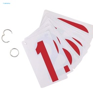 0-9 Score Number School Sports Competition Digit Scoreboard Replacement Cards