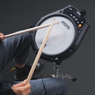 AROMA ชาร์จมัลติฟังก์ชั่อิเล็กทรอนิกส์ Dumb Drum Pad ปรับกลองตาข่ายพื้นผิว Vocal Metronome ฝึกกลอง P