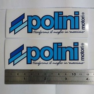 POLINI Original Factory Sticker 12x4cm 2 Sheets