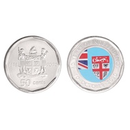 Fiji 2020 50 Years of Independence Commemorative 50 Cents Coin UNC