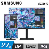 【SAMSUNG 三星】S27B610 27型 2K IPS 窄邊美型螢幕