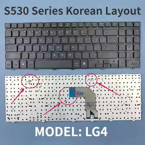 Korean Keyboard For LG S530 S530-K S530-G LGS56 S525K S525G S525 SD525 SD530 S535 SD550 S550 S560 LG