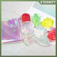 ETERNITY  Laser Iridescent Clear Film AB Effect Paper DIY Epoxy Resin Jewelry Fillings