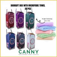 20 PCS Doorgift Box with Towel / Kotak Doorgift dengan Sapu Tangan (VCAN932HF) 20 Pcs