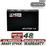 (HDMI SPLITTER 1 TO 4 V1.4) 3D HD 1080P HDMI V1 4 1 TO 4 VIDEO SPLITTER highest rate of 3.2G Tinytec