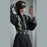 Fangfeiyuan Ancient Style Black Hanfu Cosplay Costume - Tomb Raider Inspired Full Set