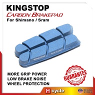 Kingstop Road Carbon Wheel Brakepad Roadbike Shimano Sram Clincher Wheel Brake Pad Brake Shoes King Stop Mcycleparts