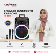 Advance KS-2613 Speaker Meeting Portable Bluetooth 12" inch speaker advance  Free Mic