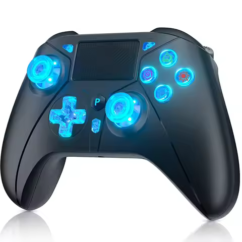 Wireless Controller for PS4 Console Compatible with Ps4 /Slim/Pro/ PC,gamepads Support Turbo Functio