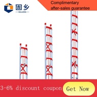 YQ55 Guxiang Aluminum alloy ladder Telescopic Ladder Elevator Engineering Ladder Straight ladder Telescopic ladder Ladde