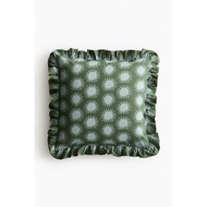 HM HOME ฤดูใบไม้ร่วง สินค้าบ้านใหม่ พลีท ปลอกหมอน 1208179 ผ้าฝ้าย วัสดุ นุ่ม ปลอกหมอนอิงแสนสบายสำหรั