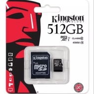 การ์ดหน่วยความจำKingston SD 512GB Class 10