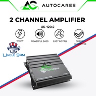 UNCLE SAM US-120.2 2 Channel Amplifier 120W RMS | UNCLE SAM 2-Channel Amplifier 2CH Car Amplifier Ca
